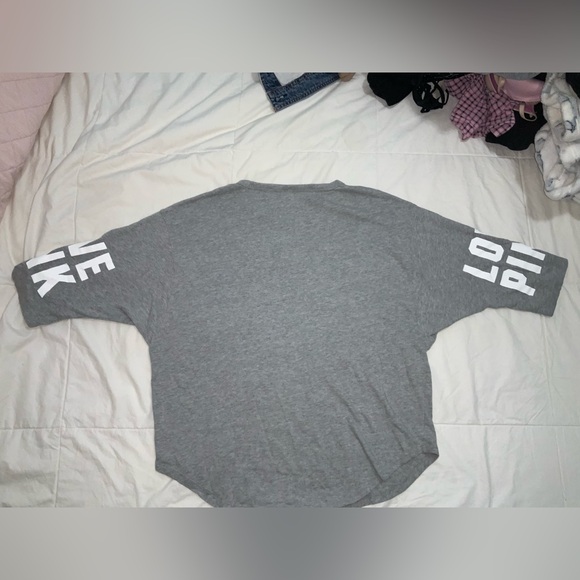 VS PINK Grey Sweater Shirt - Picture 4 of 6